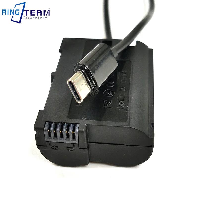 Type-C Power Adapter to EN-EL15 Dummy Bettery EP-5B DC Coupler for Nikon Z6 Z7 1V1 D7200 D7100 D7000 D750 D610 D600 Cameras supplier