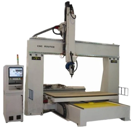 5 Axis Cnc Wood Carving Machine With Powermill/ug/alphacam Software
