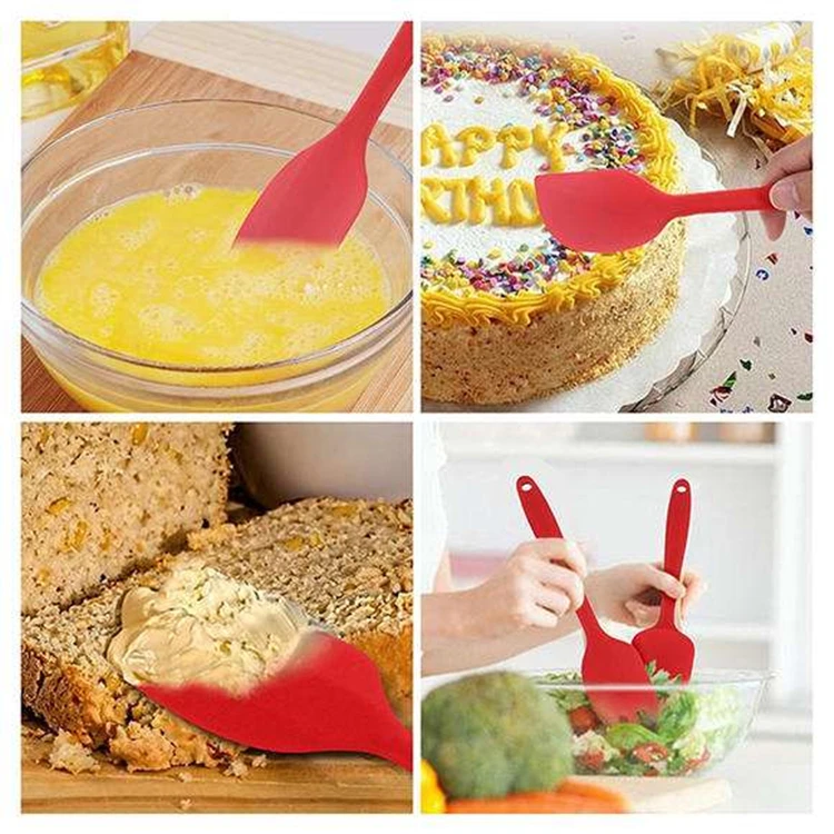 21cm Small Size Heat Resistant Kitchen Pastry Tools Non Stick Butter Silicone Spatula