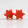 Fashion Opal Pendant Stone Orange Opal of David Star