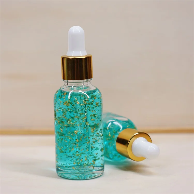 Hotsale Natural Blue Copper Peptide 24k Gold Foil Serum Anti Aging Deep