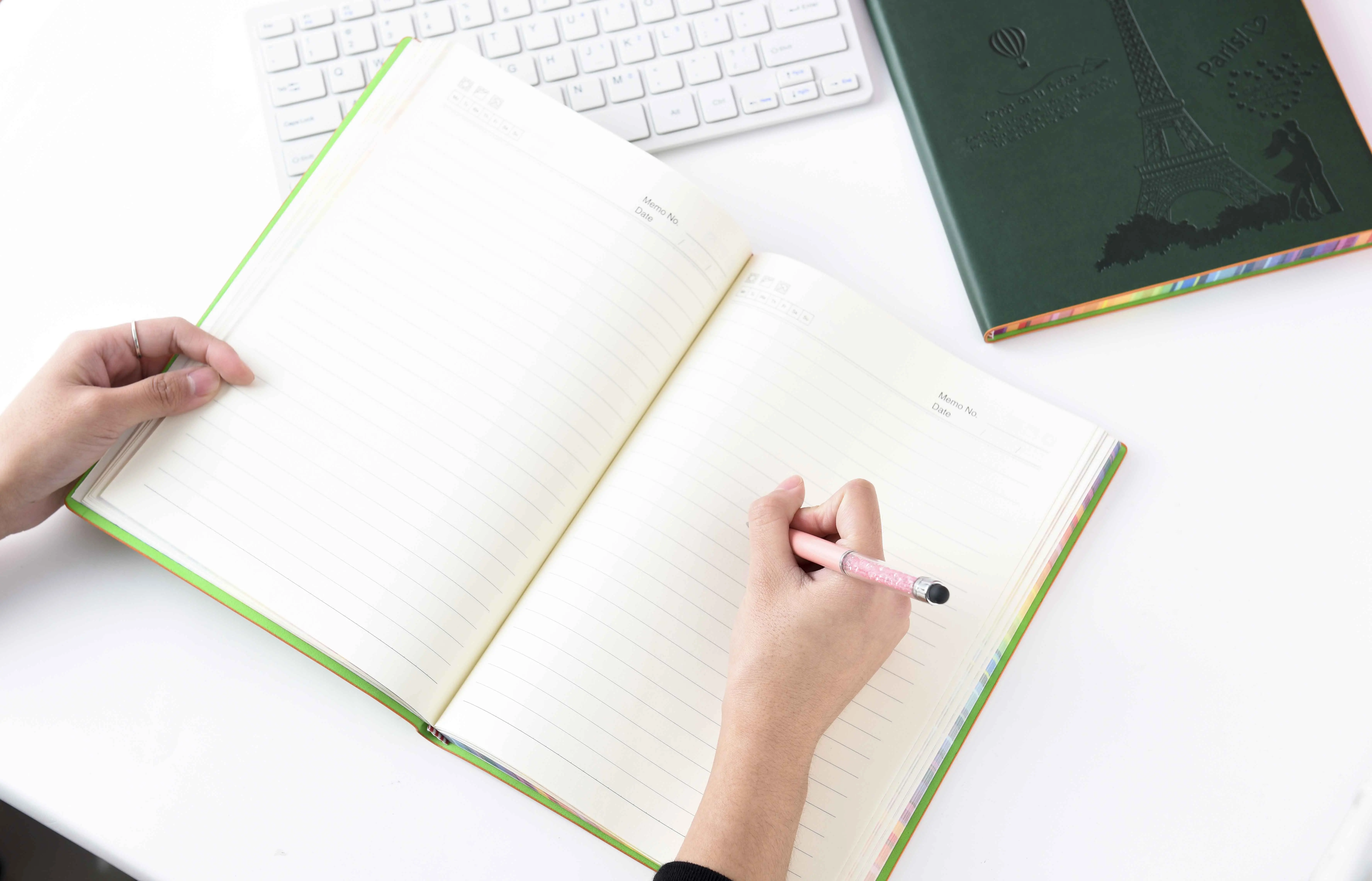 Hot Selling Cheap Plain Stationery Soft Cover Notebooks Custom