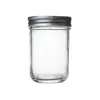 Hot Sales 8 oz 240ml Wide Mouth Tapered Glass Mason Jar for Food Jam Cake with 70mm Screw Cap