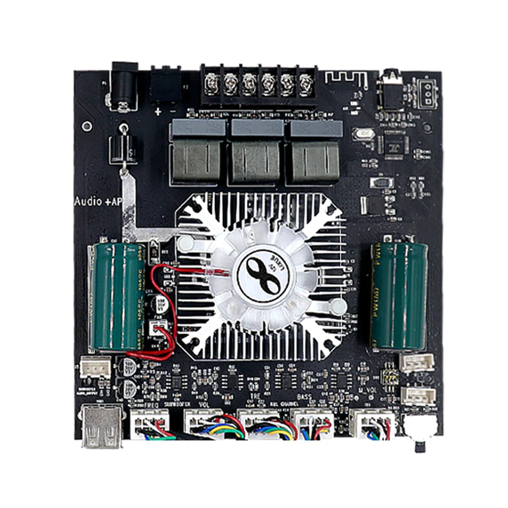 ZK-HT21-3G Amplifier Board - 2.1 Channel Audio Stereo DC15-36V