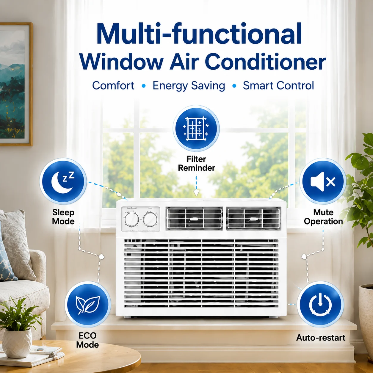 Window Air Conditioners, 12000BTU, 115V, 60Hz, EER - detail 4