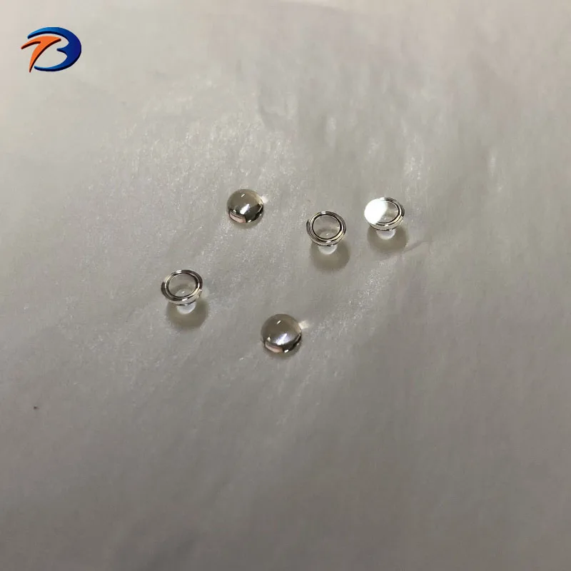 Optical fused silica quartz BK7 glass small ball / half ball lens 1mm 2mm 3mm 4mm 5mm