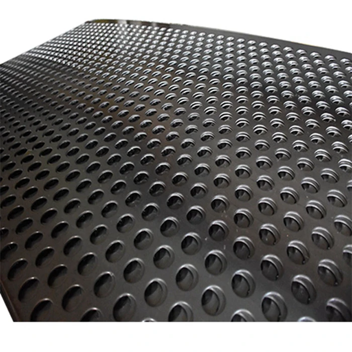 Tôle Acier Perforée Carré 5,5mm - 500x500mm - Pour Décoration Et Bricolage