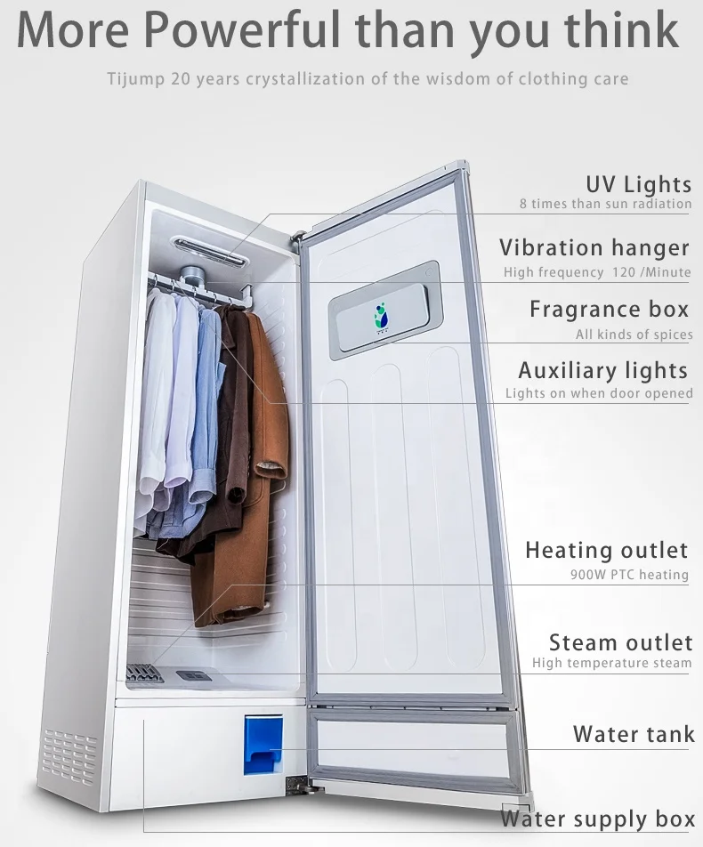 High End 6.5kg Free Standing Waterproof Clothing Care Uv Light Sterilizationg 1000w Intelligent