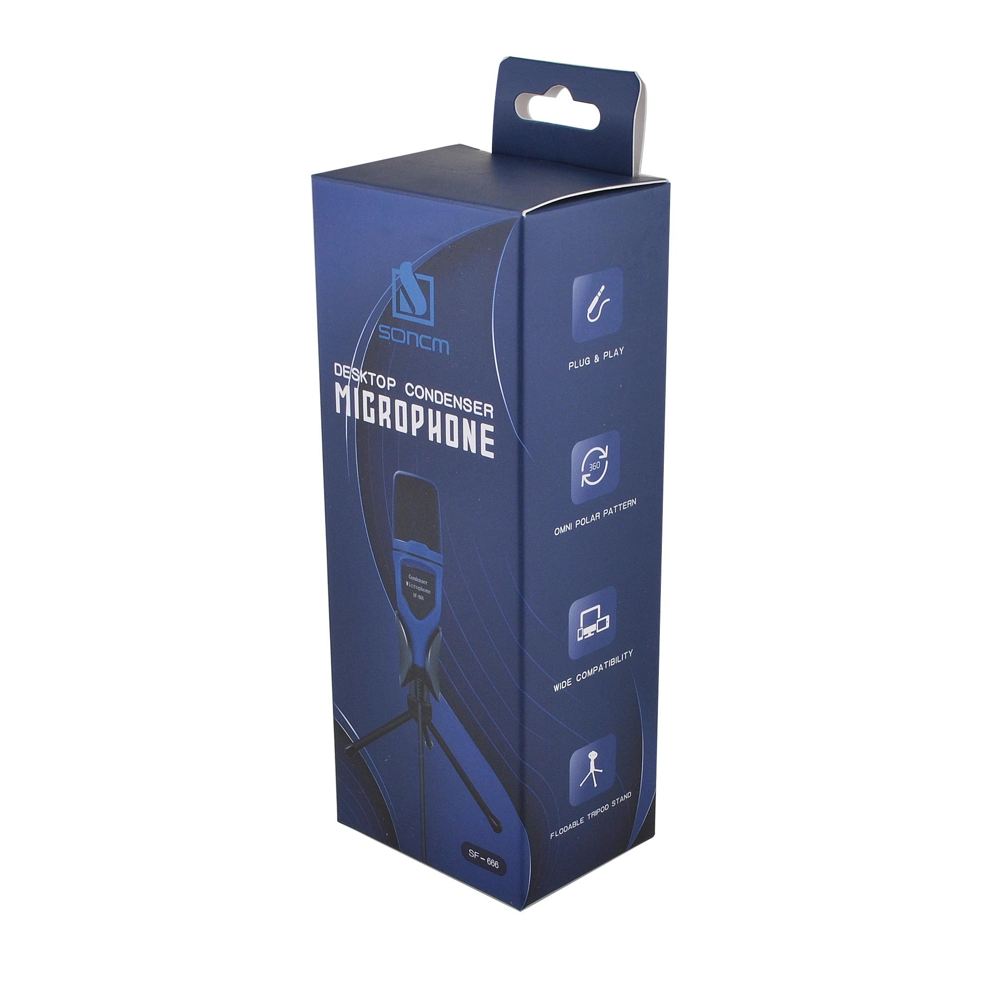 Microfono Condensador&hellip; Soncm Sf666 Micrófono De