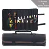 22 Pocket Tool Roll Pouch Bag Large Tool Organizer Heavy Duty Wrench Organizer Roll Up Tool Bag for Men