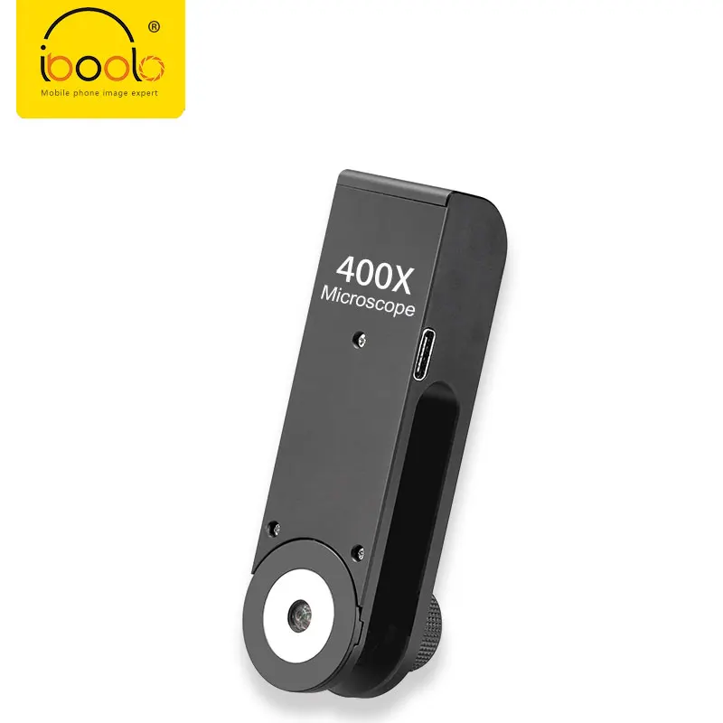 Iboolo Mobile Universal Microscope Magnifier 400x Optical Zoom Lens