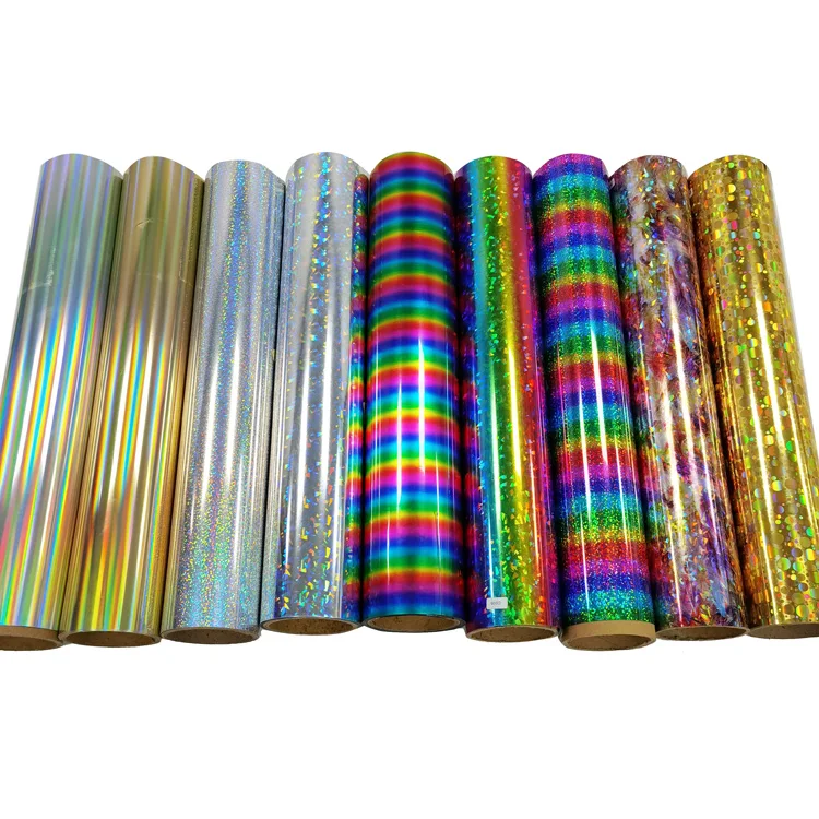 Iridescent Rainbow Reflective Heat Transfer Reflective Film For Laser ...