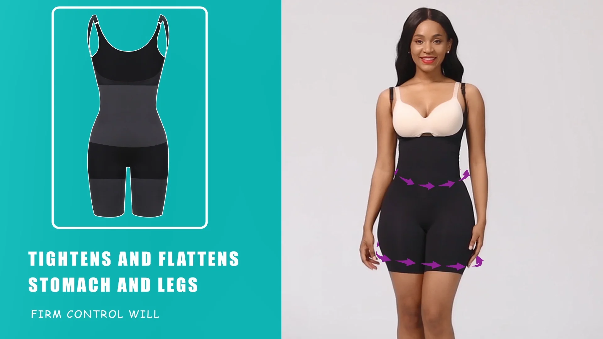 Waistdear Women Full Body Shaper Seamless Firm Control Faja Waist