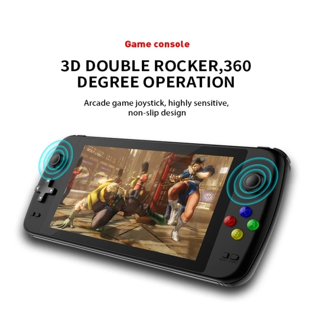 
2020 new big screen high-definition 7-inch fc nostalgic handheld gab arcade retro handheld game console 