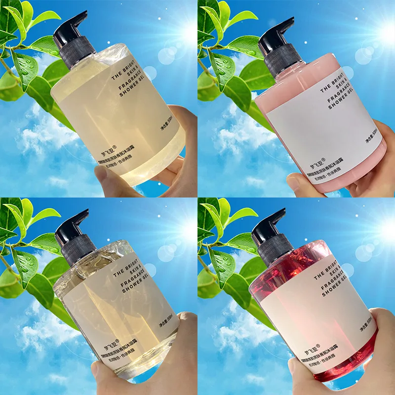 Oem China 500ml Niacinamide Hydration Whitening Body Wash Shower Gel