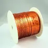 100Yard 6mm Plating Color Spangle Sequins Round Sequin Sewing Paillettes String