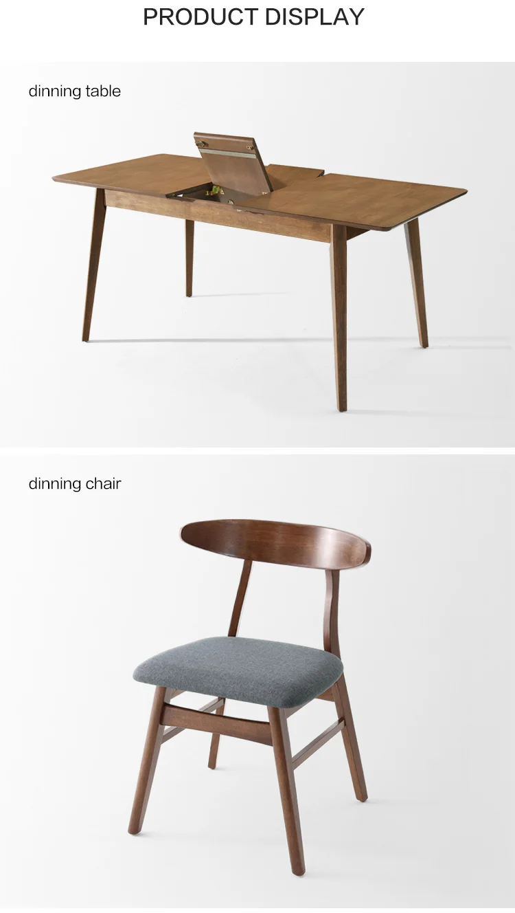 Space Saving Wooden Foldable Dining Table And Chairs Sets