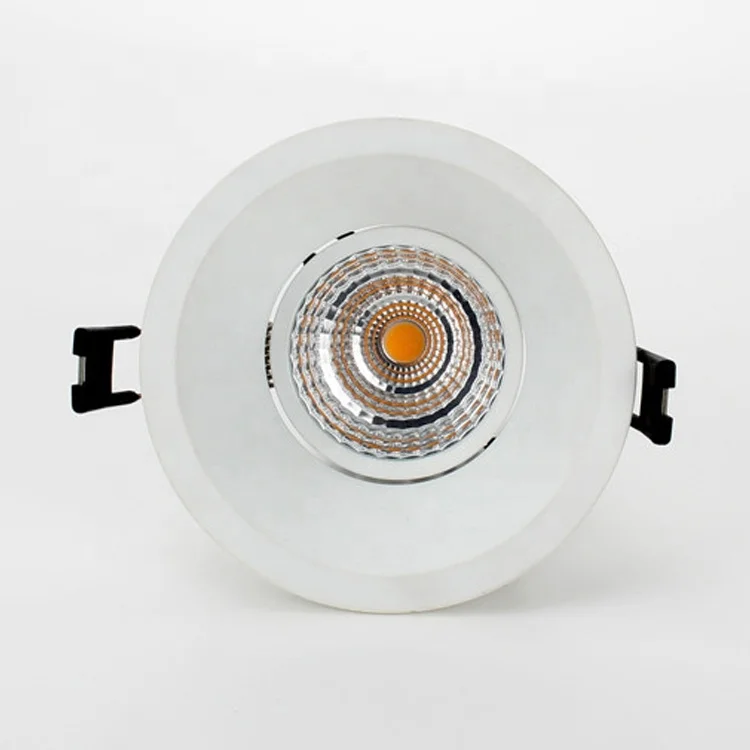 Aluminum ceiling recessed dimmable Recessed COB 105mm diameter 95mm cutout led downlight adjustable factory price