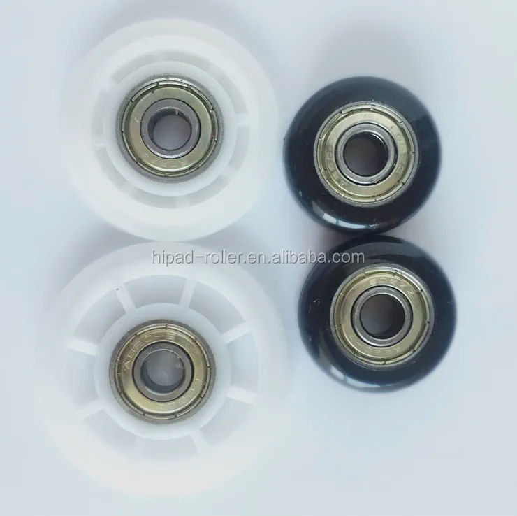 LNIEGE Rueda de Nylon Muebles para Puertas corredizas Juego de Rodillos para Puerta corrediza Juego de Rodillos 1SET