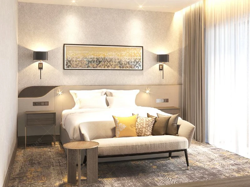 5 Star Hilton Modern Style Customized Hotel Room Furniture Packages