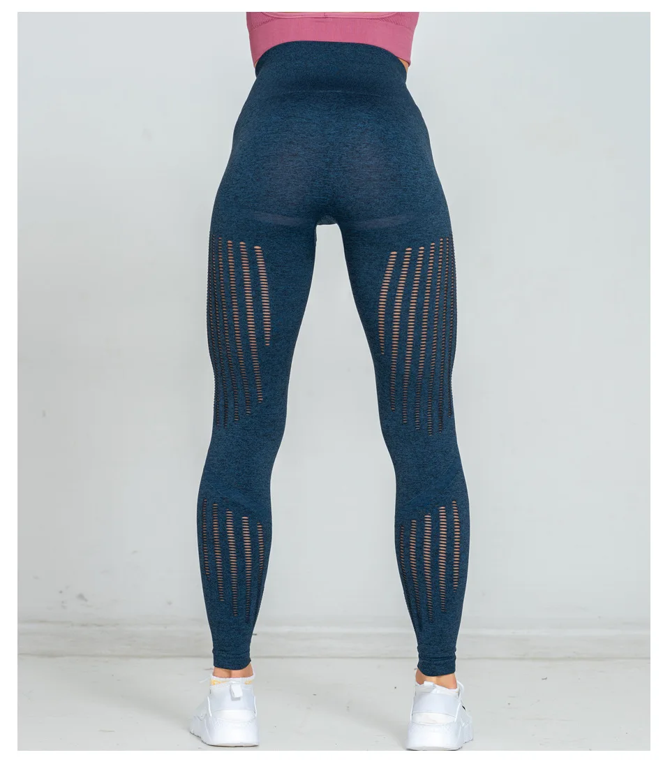 Sexy Women Yoga Pants Fitness Mesh Gym Leggings For Women Quick Dry