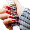 Dvacaman 2019 Personality Double Zircon Finger Ring Hop Gold-plated Ring Wholesale ladies Gentlemen Jewelry Party Wedding
