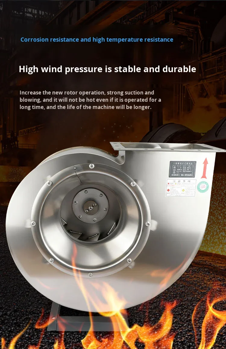 Centrifugal Fan, 304, Stainless, Steel, 4-72 - detail 12