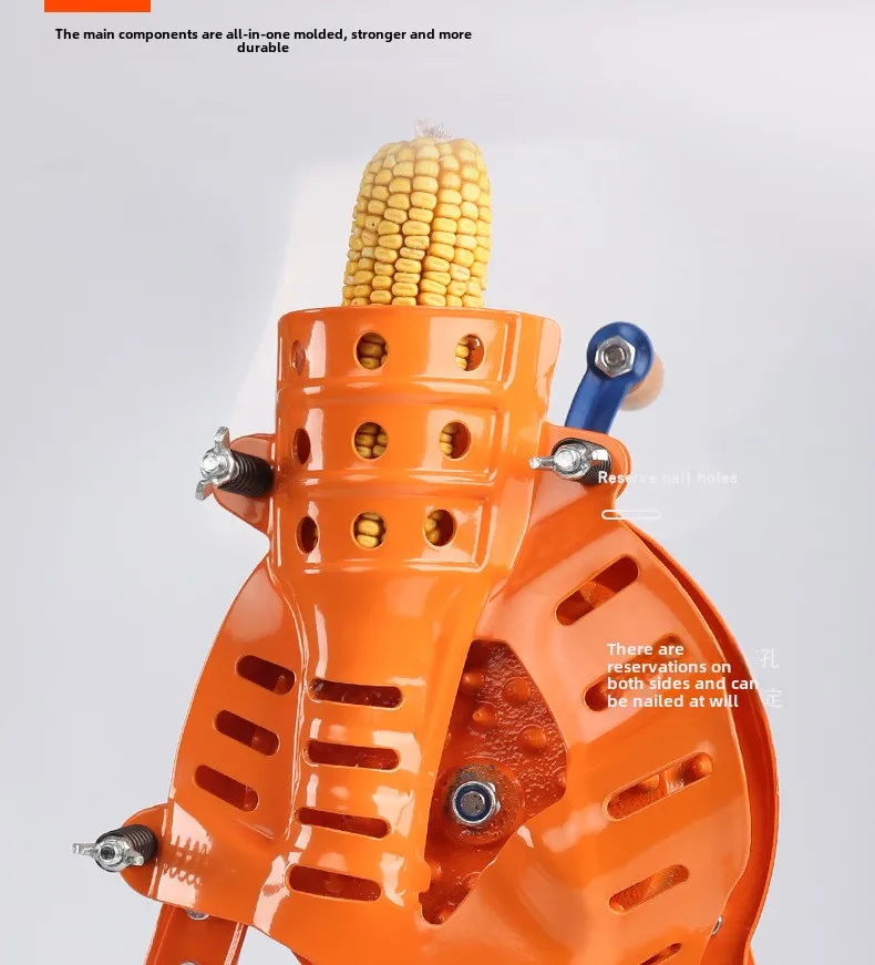Factory Wholesale Home Use Semi-Automatic Hand-Cranked Corn Peeling Machine with Motor Small Corn Threshing Sheller