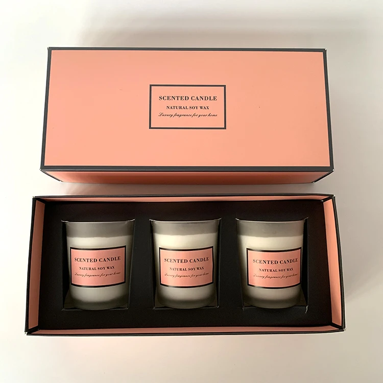 Custom Made Cheap Fashion Premium Grade Aroma Candle In Gift Set - Buy ...