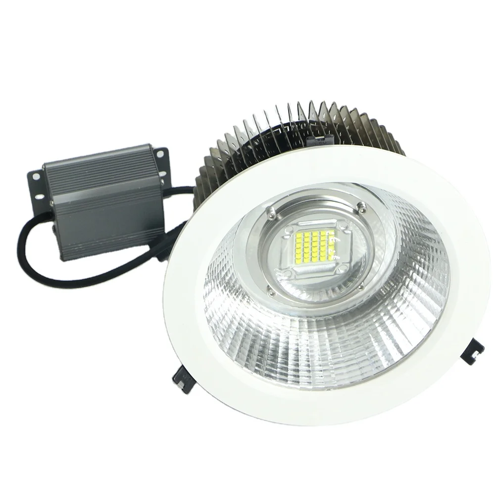 High Power LED Down Light 100W Aluminum Housing Clear/Frosted Diffuser