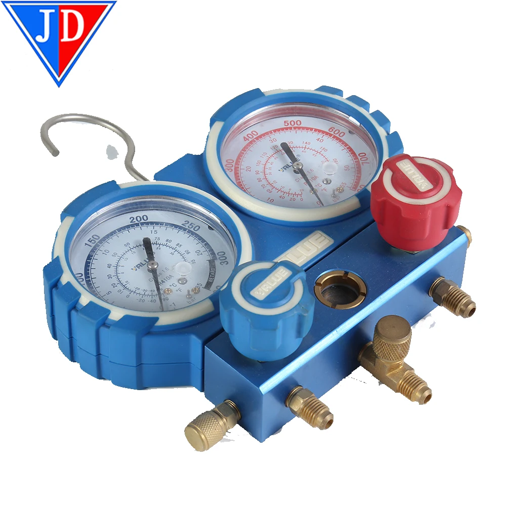 Double Manifold Gauge Vmg2r410ab For Air Conditioner And