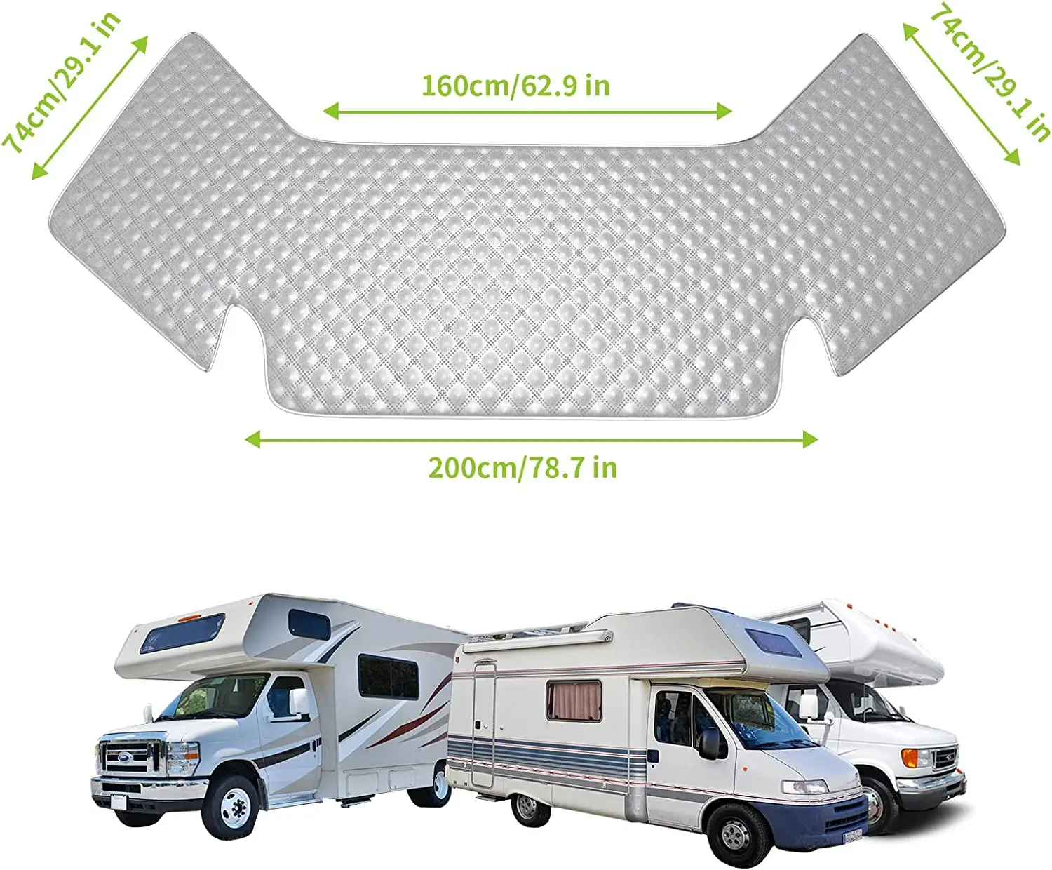 Rvmate Rv Class C Windshield Cover Only For Class C Ford 1996 2016,Rv