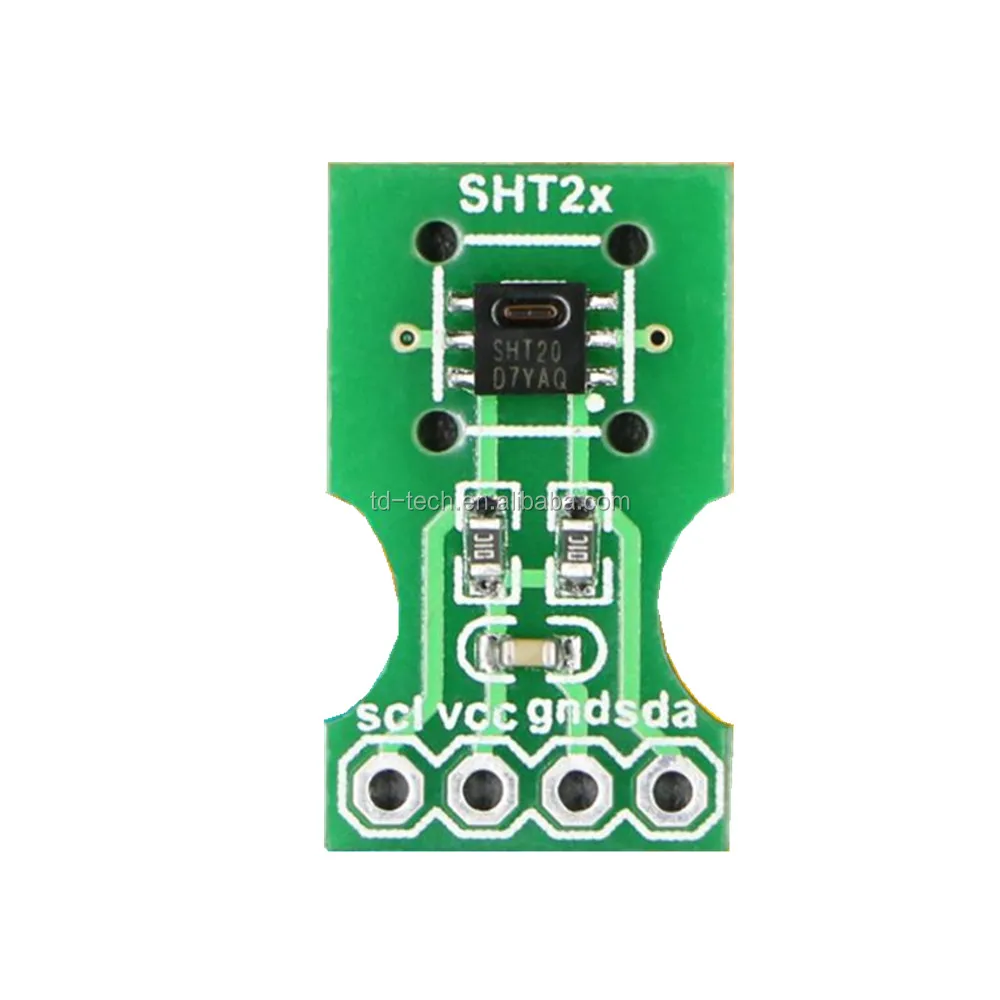 Taidacent SHT20 Ground Humidity Sensor PCB Grain I2C Digital Interface