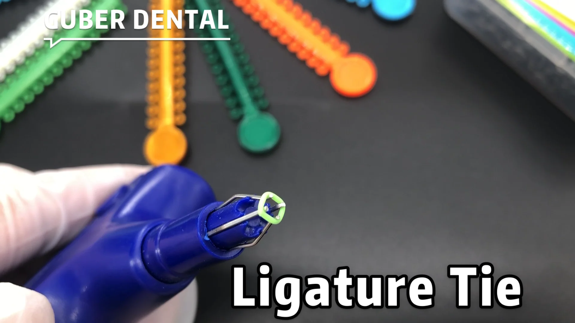 Dental Ligature Tie Colorful Transparent Orthodontic Ligature Ties