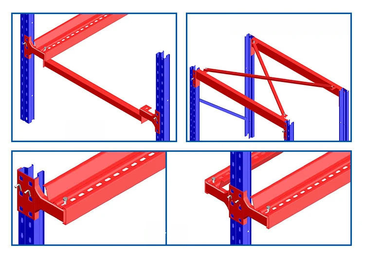 Drive in Pallet Racking System Warehouse Shuttle Car Compatible Shelves and Stacking Rack Drive in Pallet Racking System Warehouse Shuttle Car Compatible Shelves and Stacking Rack