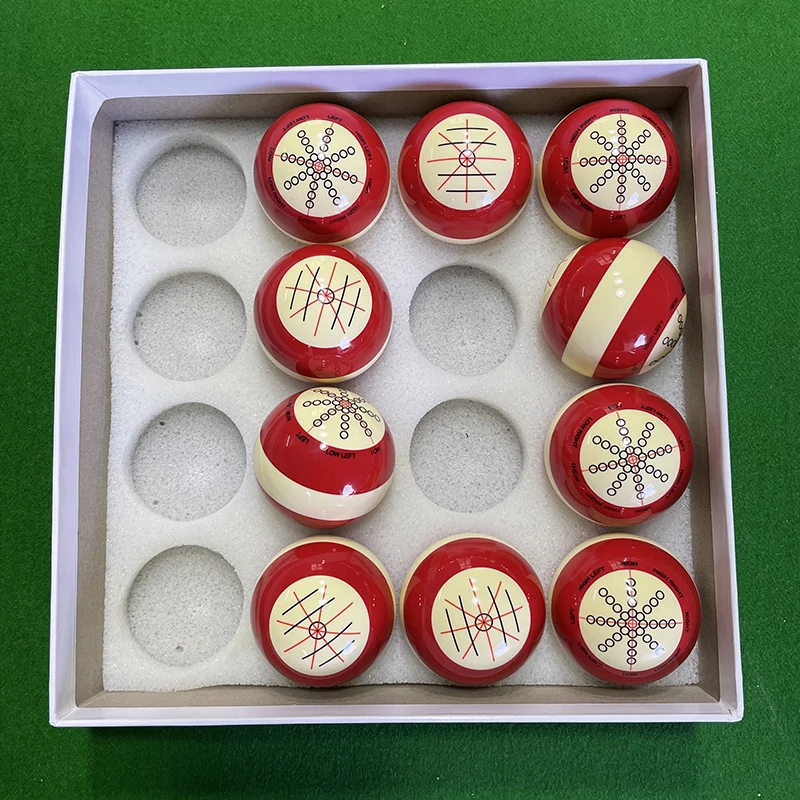 Billiards Training Cue Ball With Gloves & Markers - Practice Accessories For American Pool