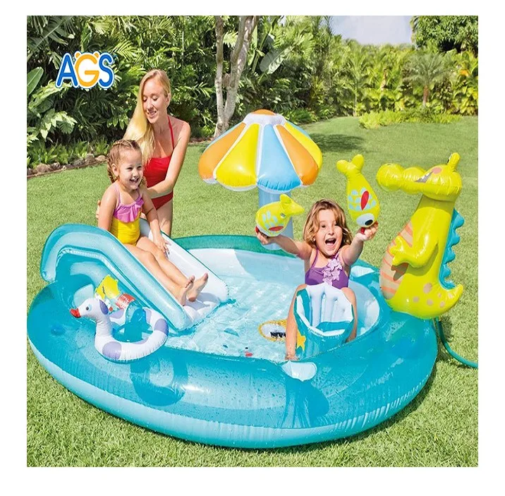 Inflatable Sprinkle Kids Swim Pool Water Floaty Indoor And Outdoor Play ...