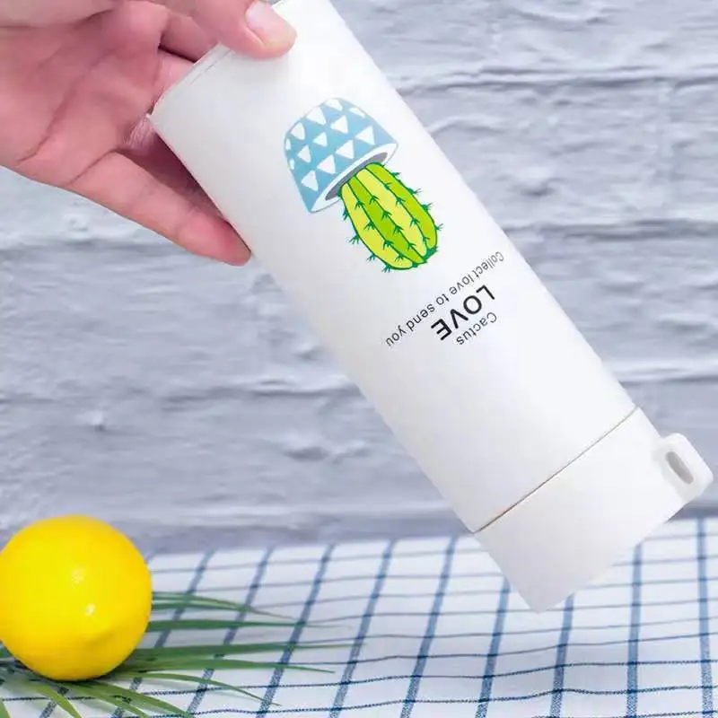 400毫升旅行便携式环保小麦秸秆咖啡茶杯杯高级玻璃水瓶