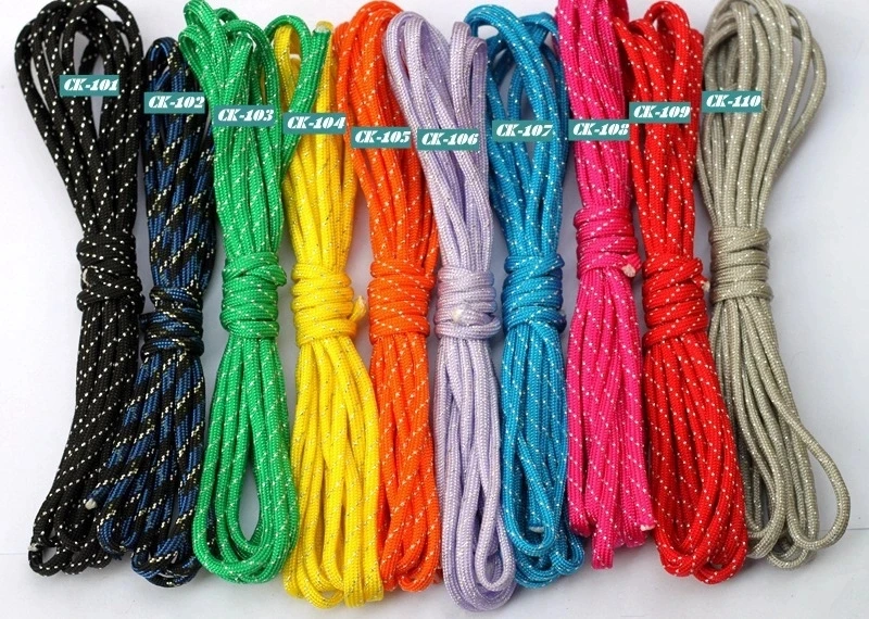 2020 New 250 100ft Parachute Rope Tactical Colorful Survival Kit Nylon