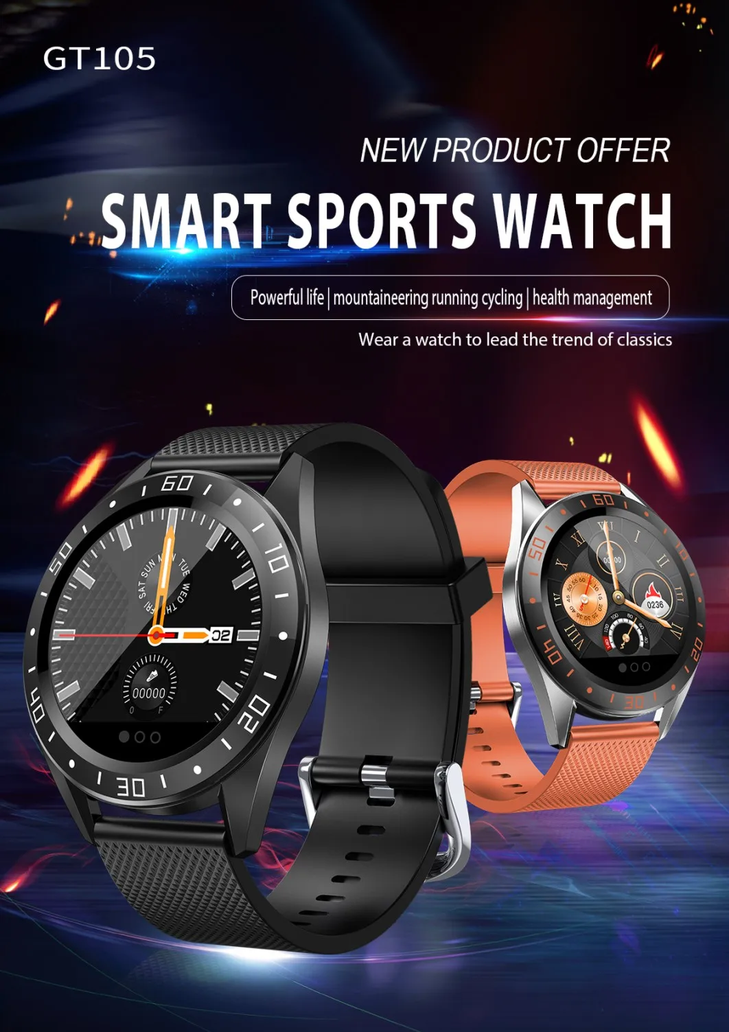 2021 New Relojes Hombre Gt105 Smart Watch Custom Logo Private Label  Waterproof Luxury Man Sports Mens Watches For Men - Buy Relojes Hombre  Wacth Sports Mens Watches For Men,Wach Men Smart Waterproof