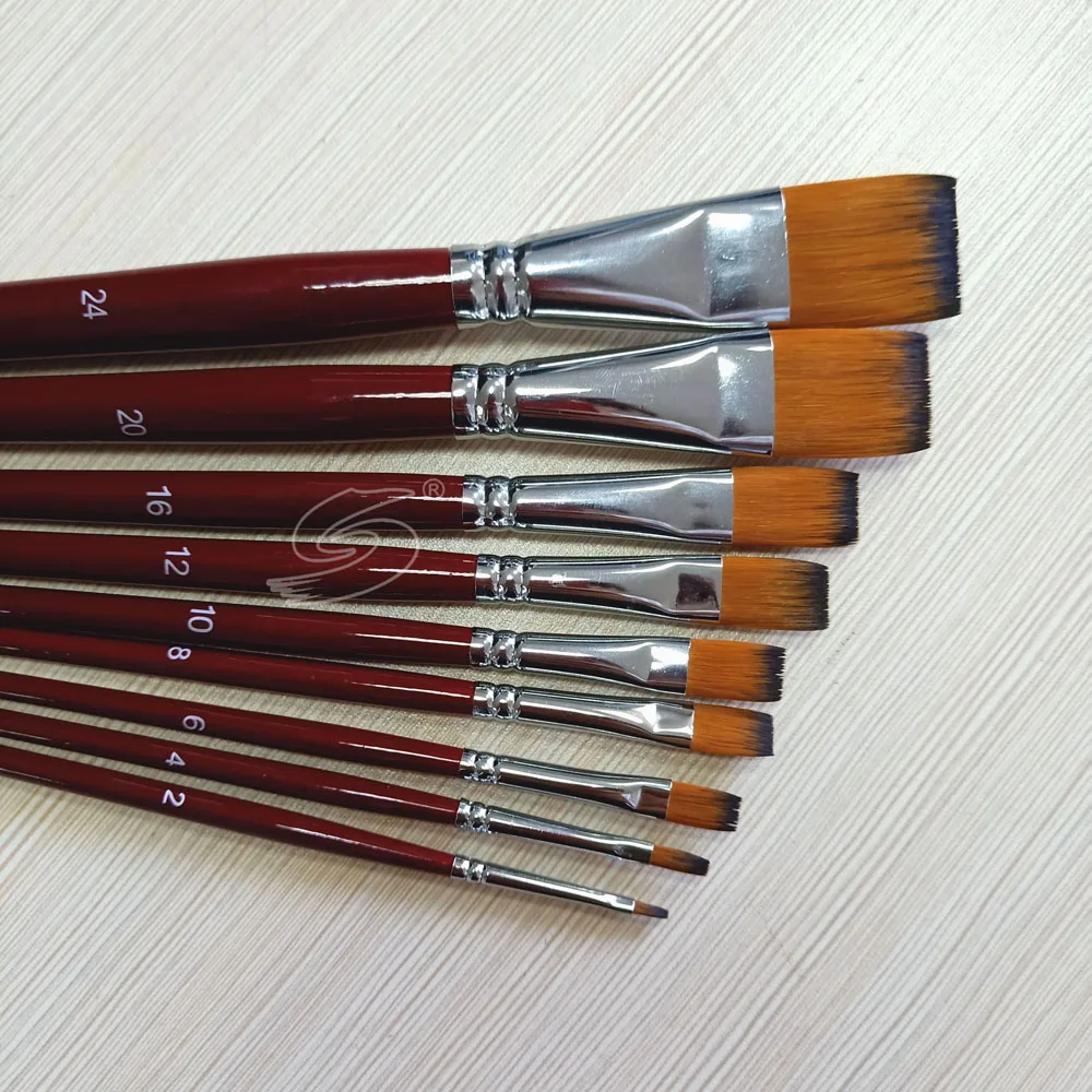 Art Supplies High Quality Brush For Acrylic Oil Painting Paint Brushes