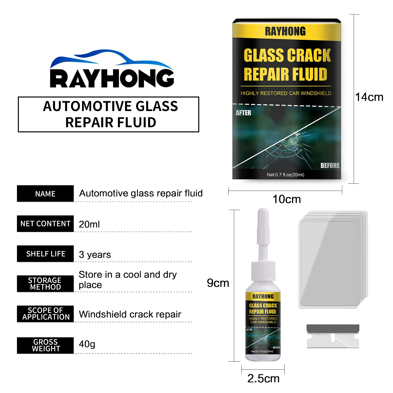 Rayhong車のひびの入ったガラス修理キット自動窓フロントガラスdiyツールガラススクラッチ卸売フロントガラスナノ修理液体ml Buy Diy 車のフロントガラスひび割れ修復ツールアップグレード自動ガラスナノ流体フロントガラス傷クラック復元自動窓修理 Diy車の窓修復