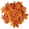 300pcs Artificial Maple Leaf Placemat Autumn Multicolor Leaves for Wedding Decorations Halloween Party Decor