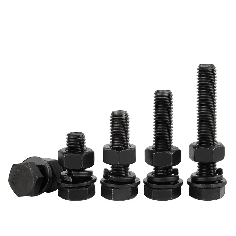 Din931/din933 Hex Bolt And Nut Steel Hex Cap Screw Bolt Washer And Nuts