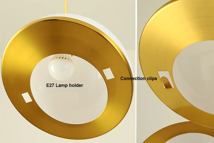 Smart design LED sphere light steel and PC ball pendant light ceiling E27 hanging light ceiling