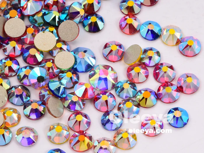 Wholesale SS20 Round Flat Back Crystal Stone Sunshine Nail Art Glass Stone Rhinestone Manufacturer
