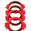 VICT Professional Ductile Iron Grooved Flexible Standard Couplings pipe rigid coupling for coal mine oil feild fire protection
