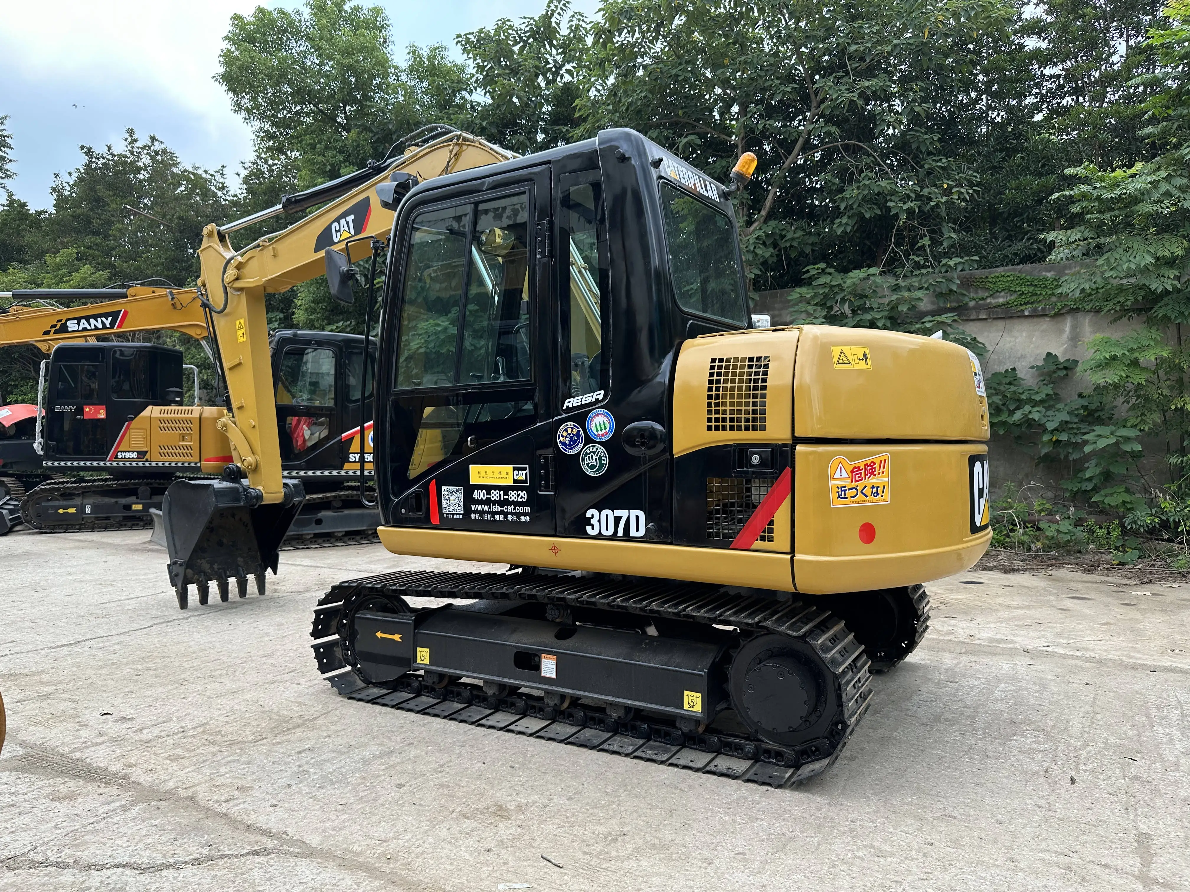 Good Condition Used Caterpillar Cat Excavator Cat Excavator 307d Mini