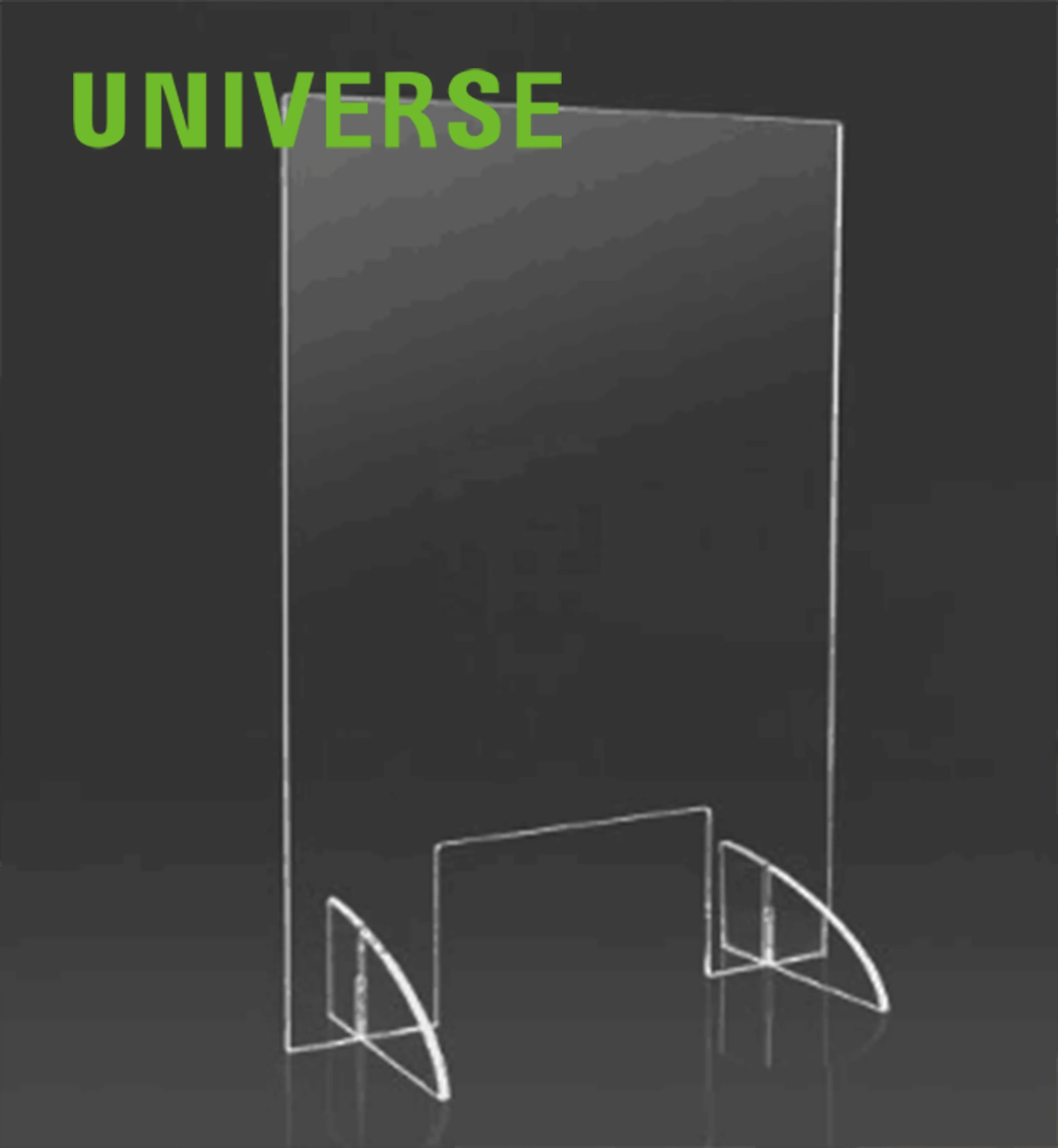 UNIVERSE Vo<em></em>nVIK Removable Desktop Frosted Acrylic divider partitions