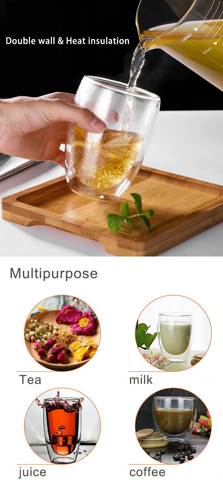 Wholesale Double Wall Glass Coffee Mug Cup Buy Coffee Mug Cup